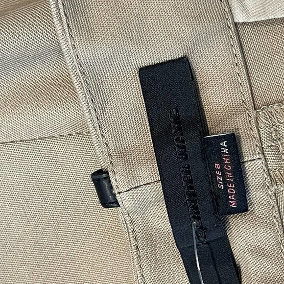 Alexander Wang Pants Womens 8 Stirrup With Leather Detail Brown Designer - Picture 7 of 7